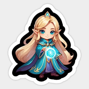 Mage Fantasy Illustration Sticker